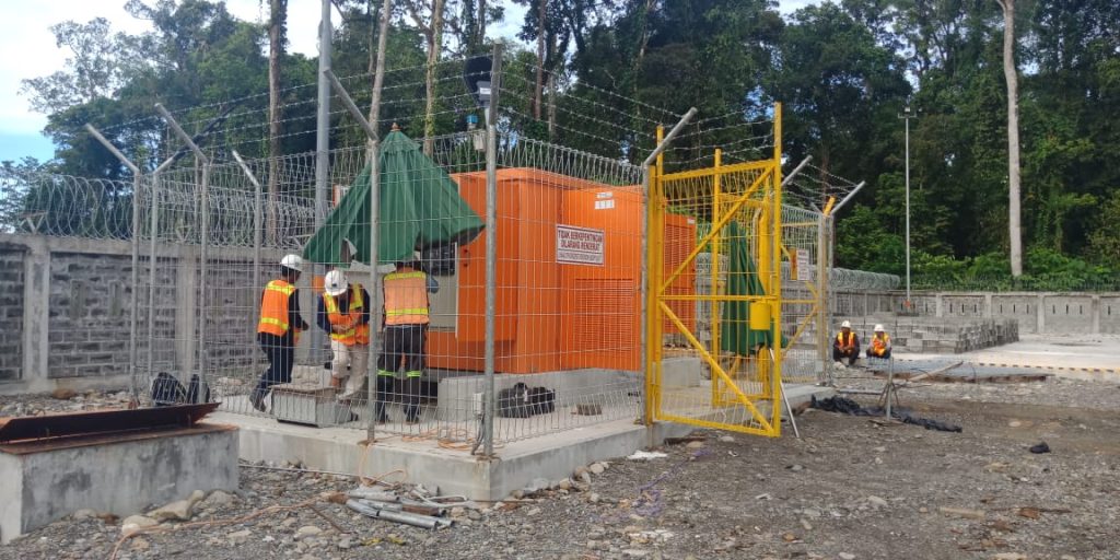 Installation Substation GRC Kiosk at Site 2